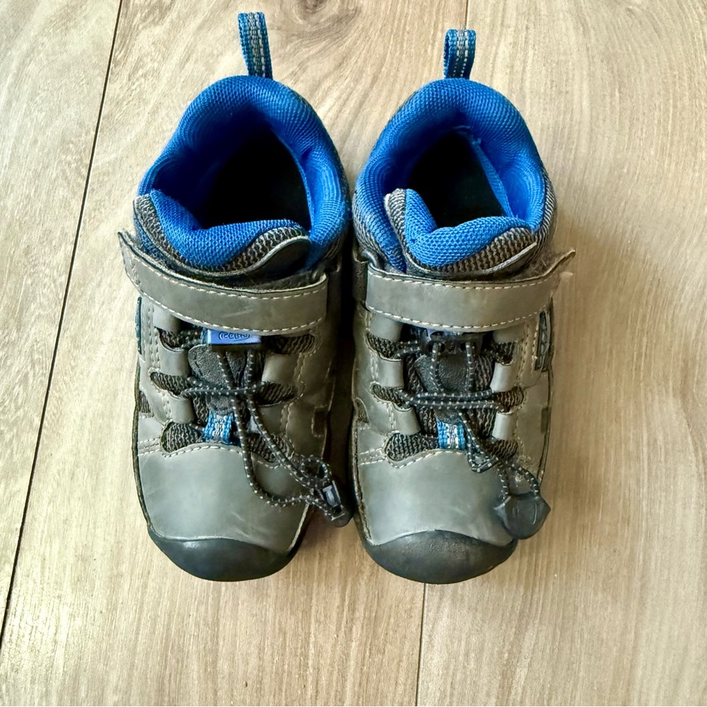 Keen Kids Gray and Blue Athletic Shoes